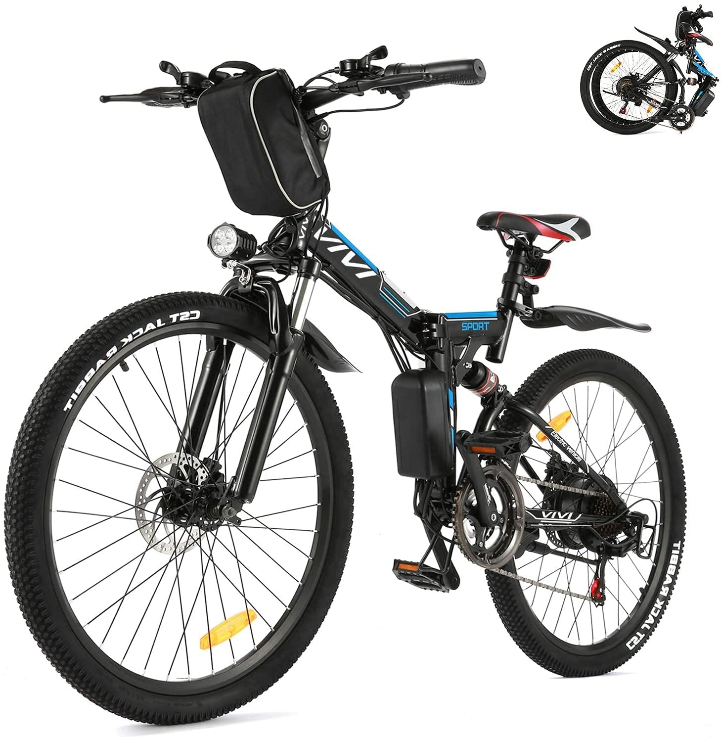 26 Inch Comfortable Lightweight 21 Speed Disc Brakes Suitable For 5'2 To 6' Unisex Fold Foldable Unisex's Folding Bike